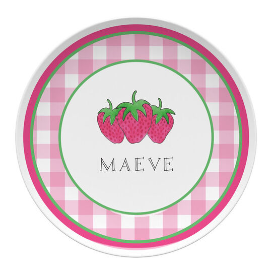 Strawberry Patch Children's Plate